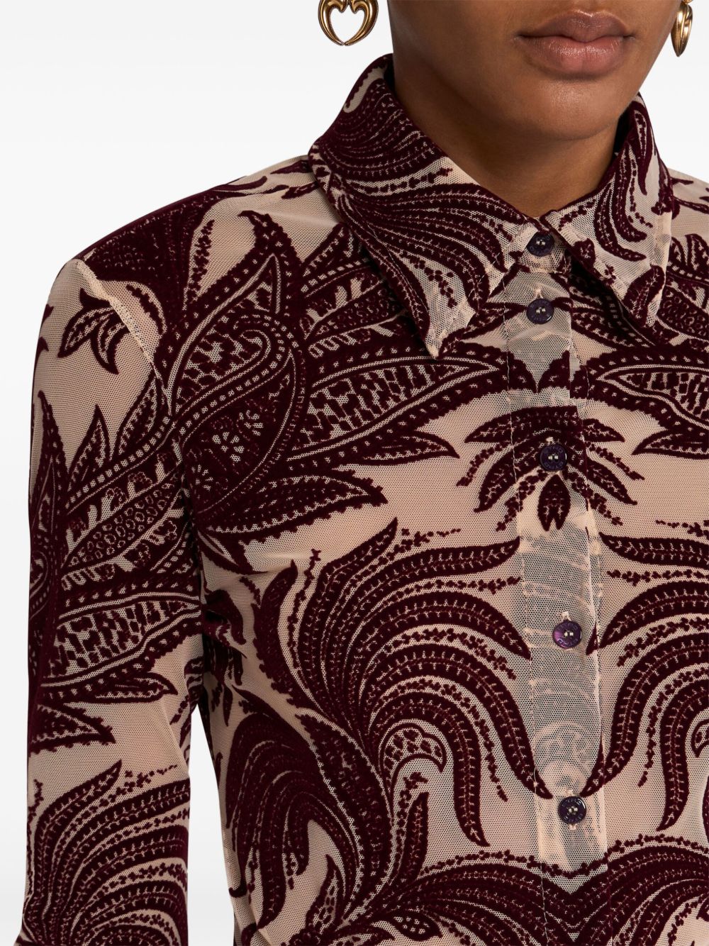 ETRO PAISLEY-JACQUARD SHIRT