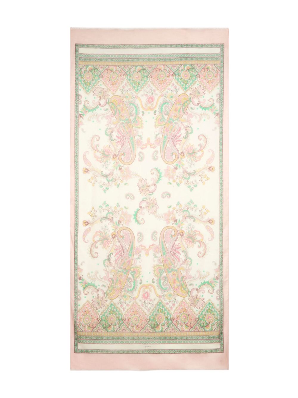 ETRO leaf-motif scarf Roze