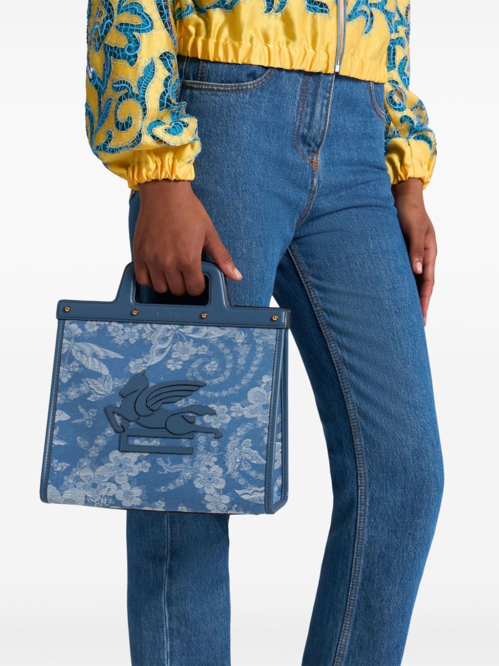 ETRO medium Love Trotter tote bag - Blauw