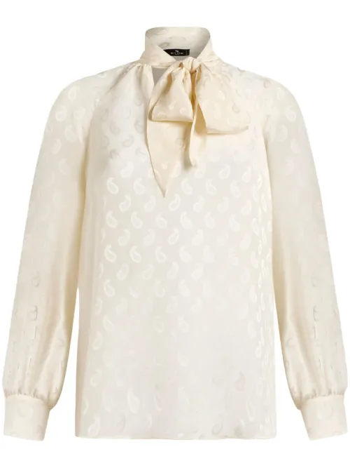 Blouse en soie à motif cachemire - ETRO - Modalova