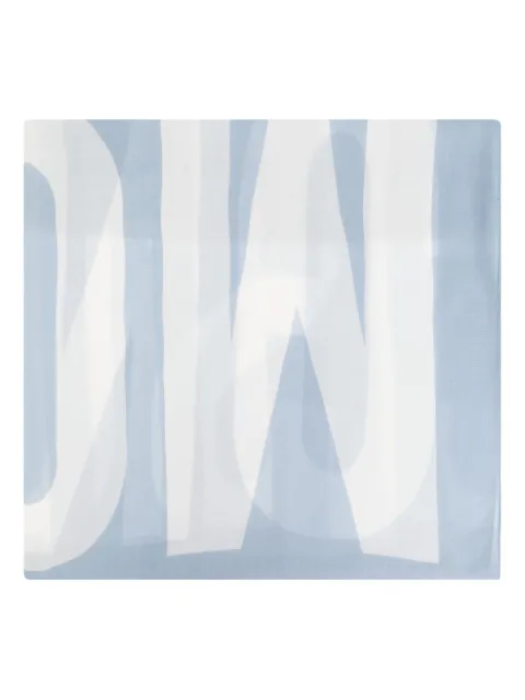 Moschino logo-print scarf