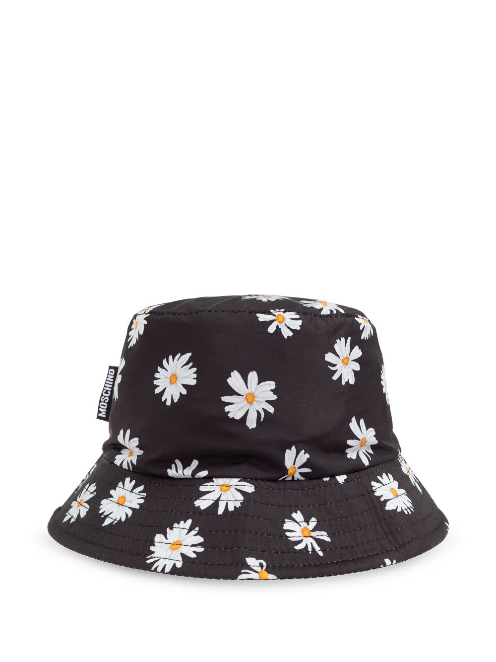 Moschino floral-print bucket hat - Zwart