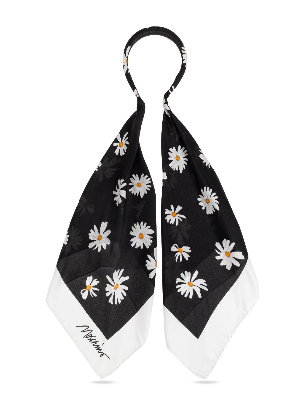 Moschino scarf headband - Black