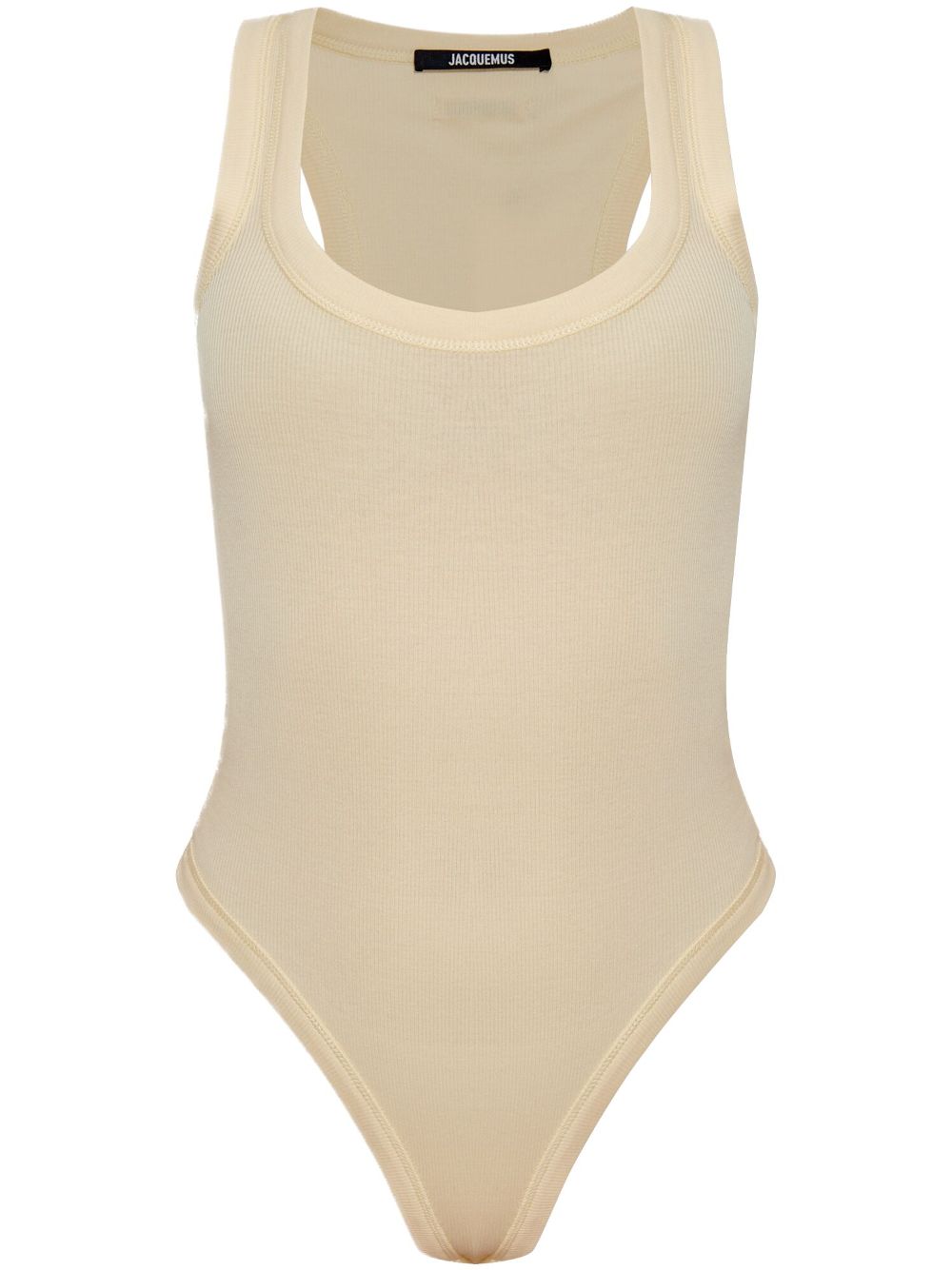 Jacquemus The Gros Grain bodysuit - Neutrals