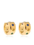 Kate Spade crystal-embellished hoops - Gold