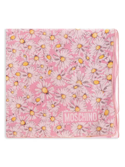 Moschino floral-print scarf
