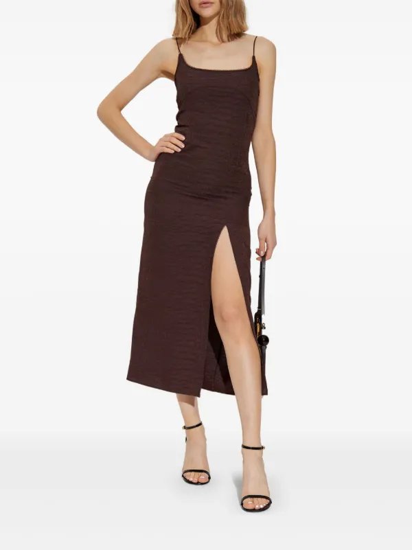 JACQUEMUS ノッテドレス【関税込】 Jacquemus Notte ドレス | ブラウン | FARFETCH JP