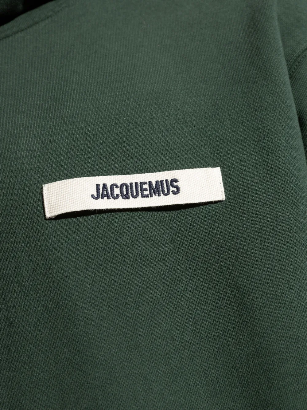 Jacquemus Gros Grain hoodie Groen
