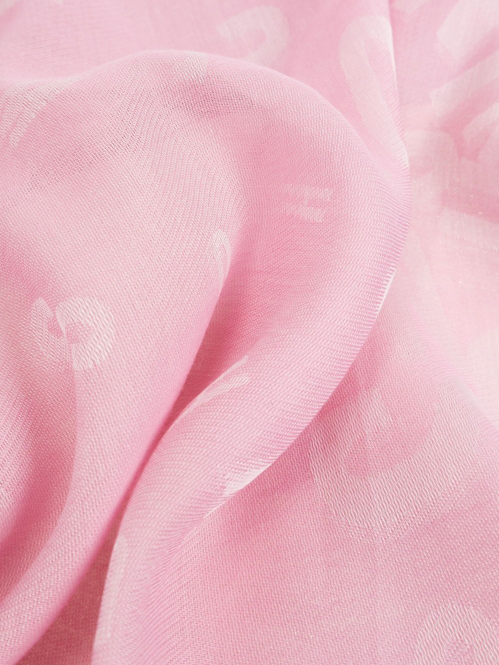 Moschino jacquarded scarf - Roze