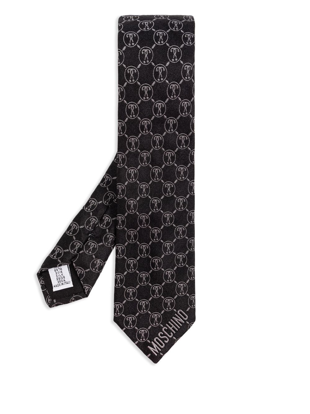 jacquarded tie