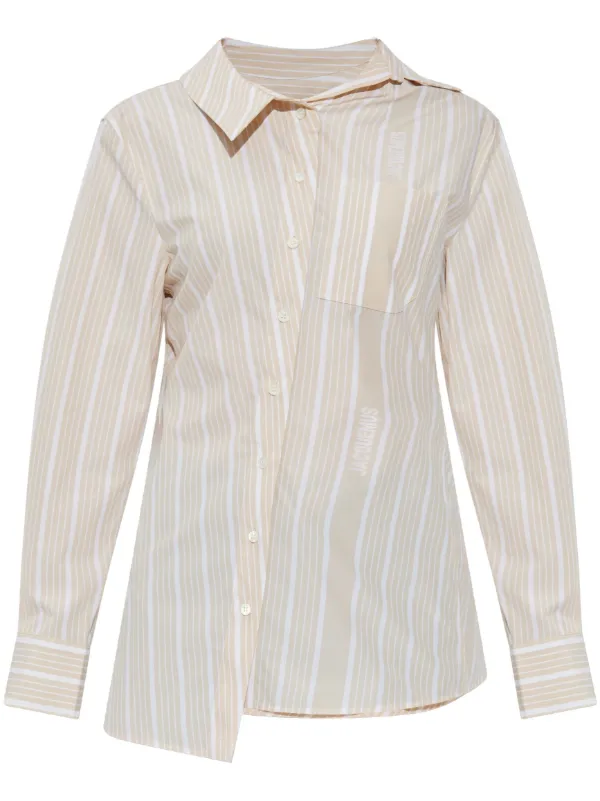 Jacquemus Pablo Shirt in Neutrals