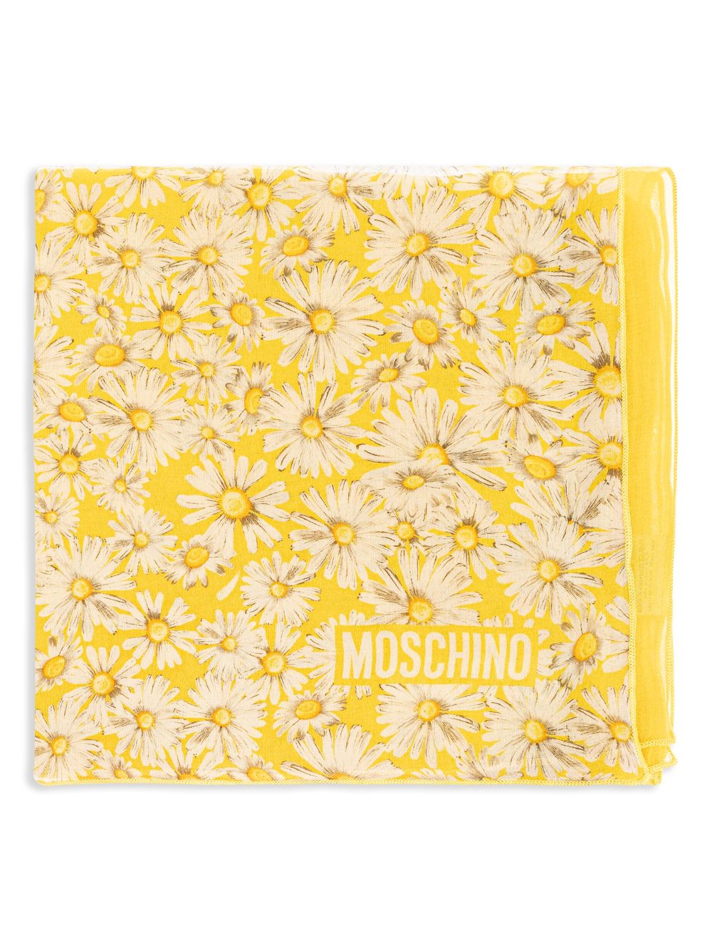 Moschino Sjaal met print Geel