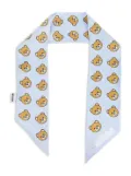 Moschino Teddy bear scarf - Blue