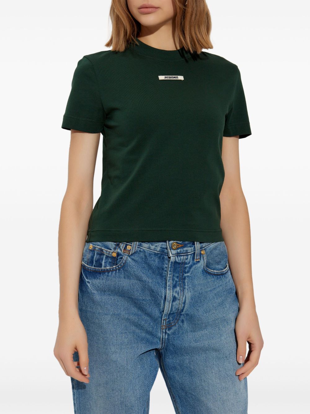 Jacquemus logo t-shirt - Groen