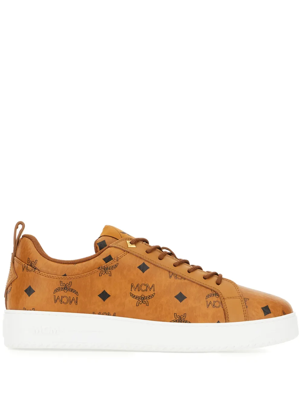 MCM baskets à imprimé Visetos | marron | Image 1