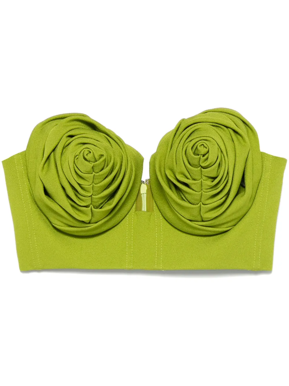 Jean Paul Gaultier クロップドトップ - グリーン Jean Paul Gaultier クロップドトップ - グリーン