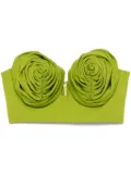 Jean Paul Gaultier conical-cup crop top - Green