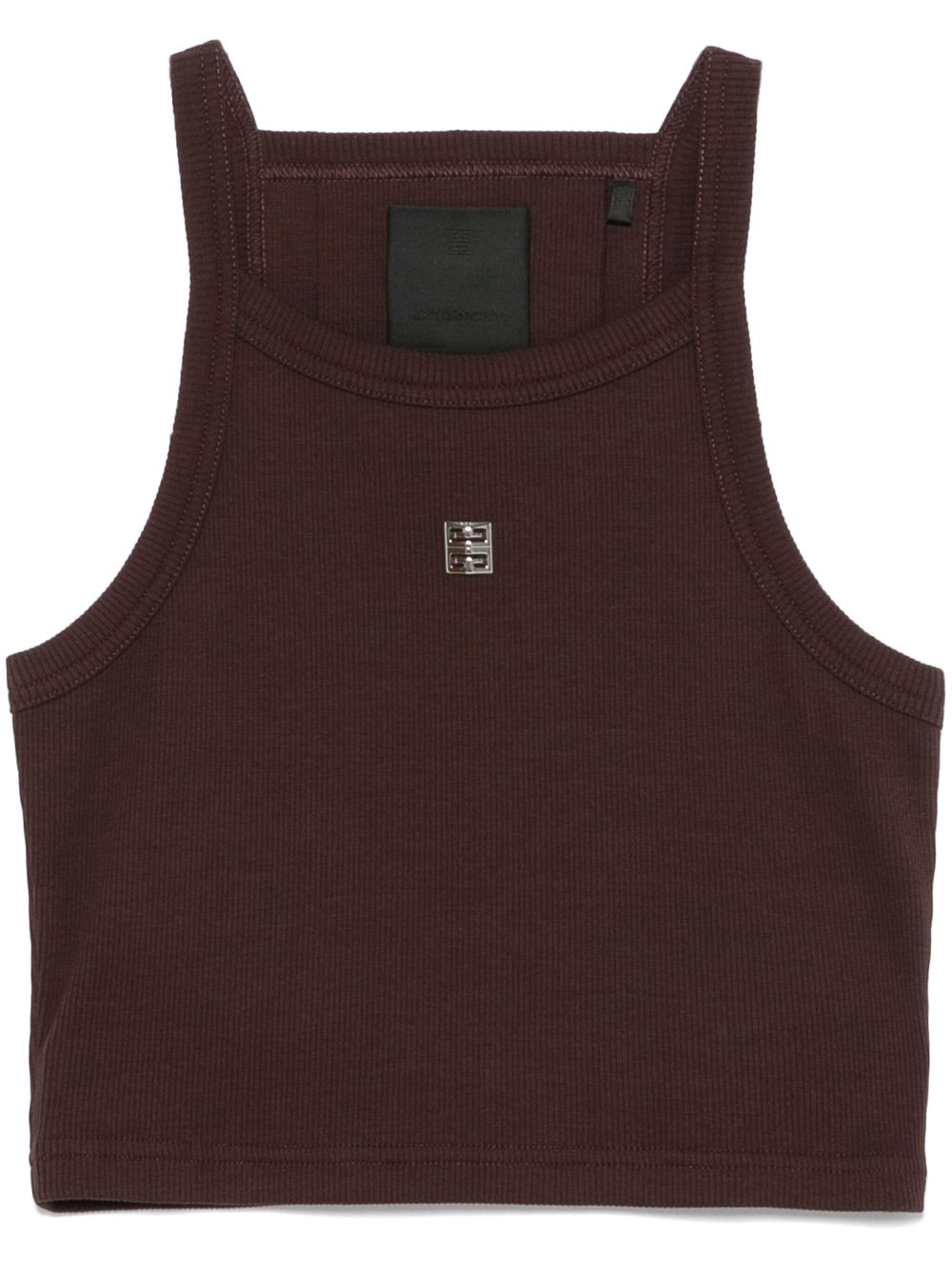 Givenchy cropped tank top - Brown