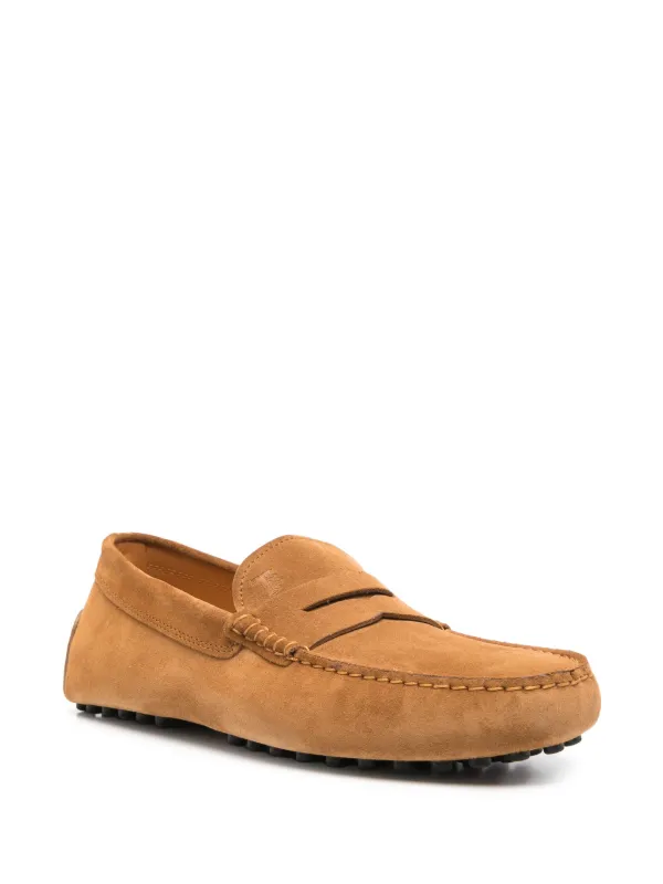 Tod's スエード ローファー | ブラウン | FARFETCH JP