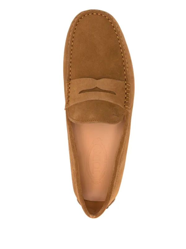 Tod's スエード ローファー | ブラウン | FARFETCH JP