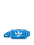 Gucci Pre-Owned 2016-2024 Adidas Leather belt bag - Blue