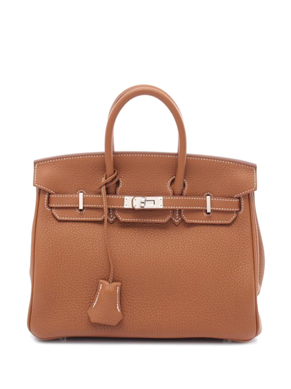 Hermès Pre-Owned 2024 Togo Birkin Retourne 25 handbag - Brown