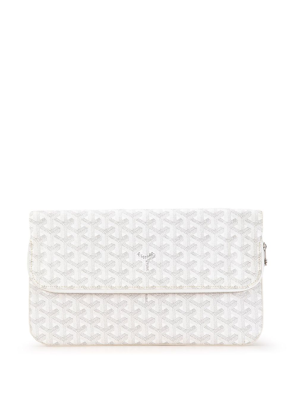 Goyard Pre-Owned 2015 Goyardine Sainte Marie MM clutch bag - White