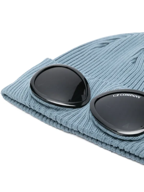 帽子 c.p. company goggle beanie CP Company White Beanie Hat Men's Retro Woolly Hat Genuine