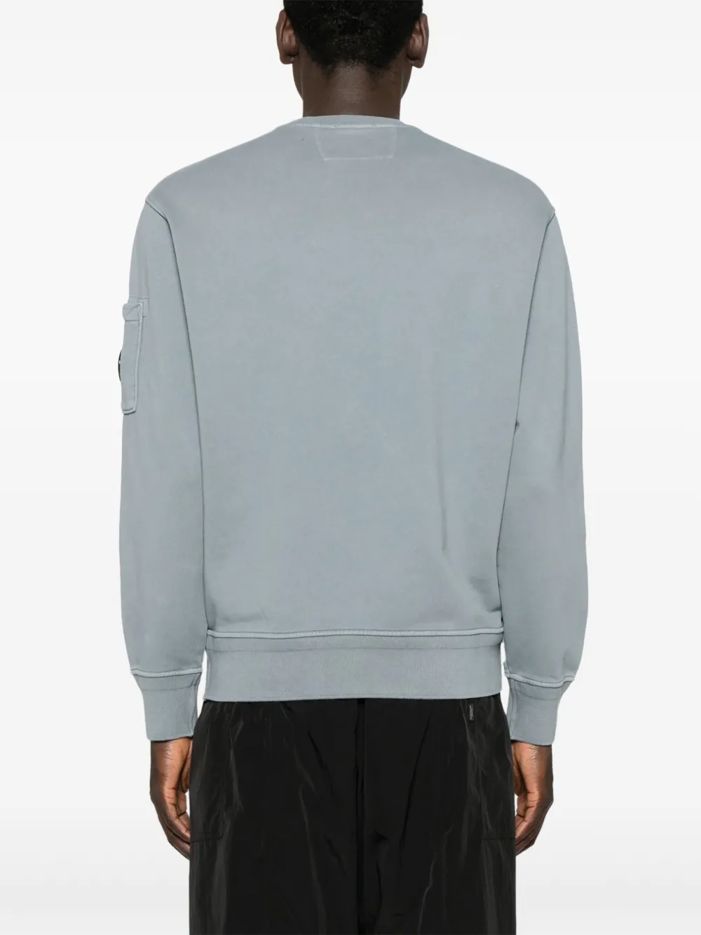 Shop C.p. Company Cotton Sweatshirt In Grey