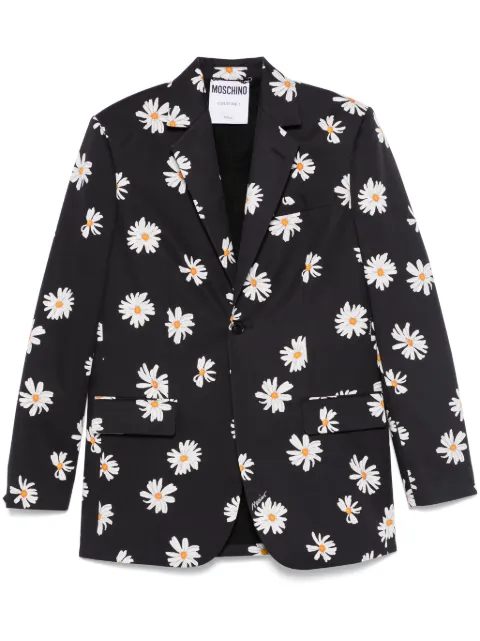 Moschino floral-print blazer
