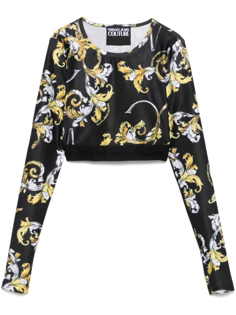 Versace Jeans Couture Barocco-print top