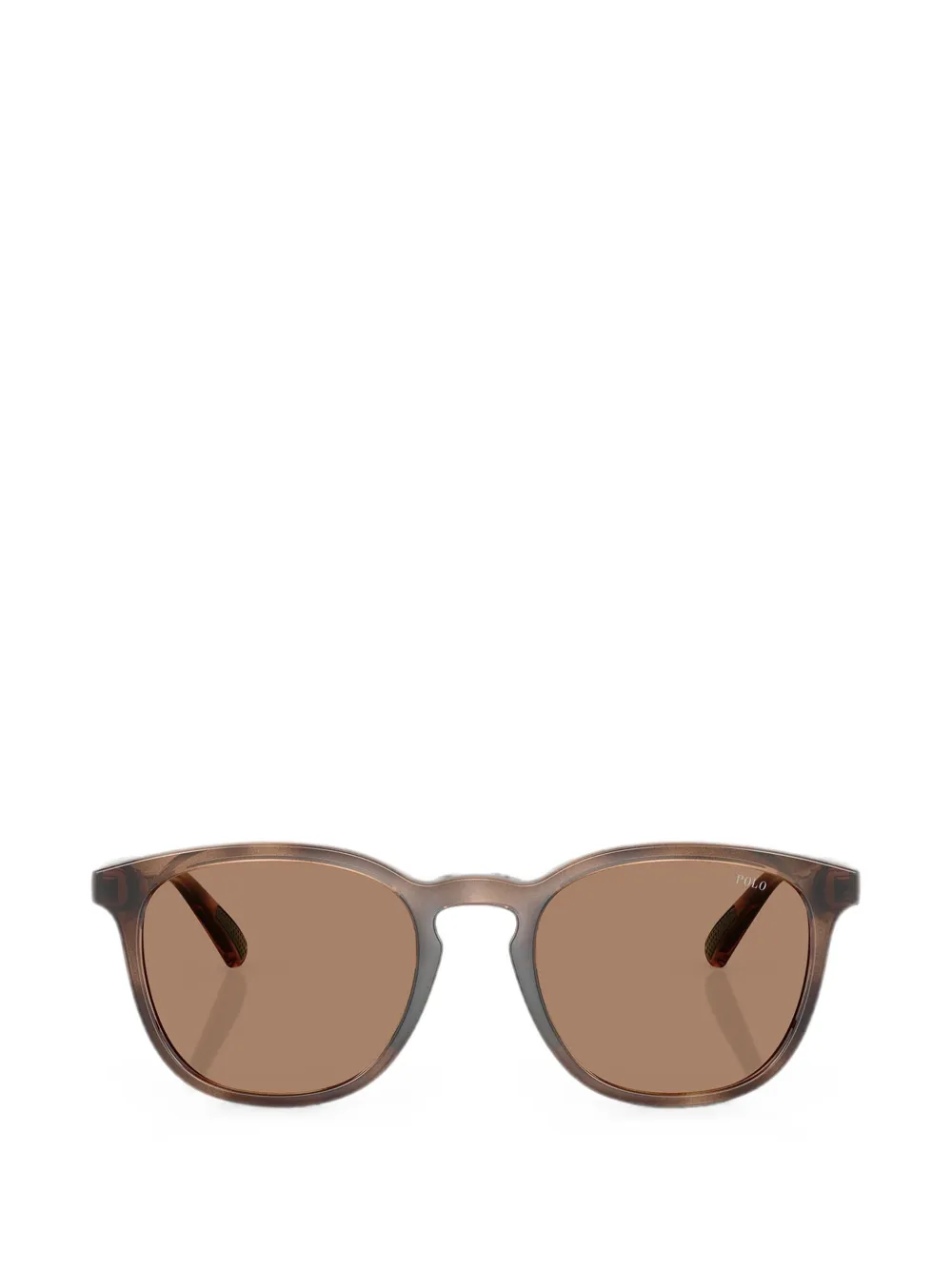 POLO RALPH LAUREN EYEWEAR Occhiali da sole tondi - Marrone