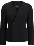 THE ANDAMANE double-breasted blazer - Black