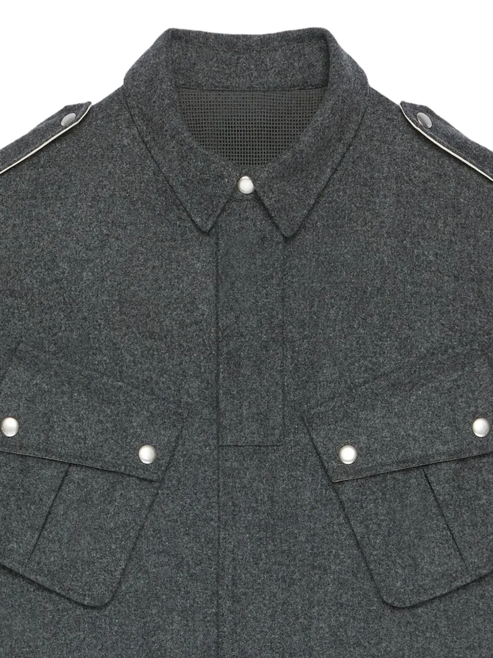 Givenchy flap-pocket wool shirt jacket | Shirt Jackets | Image 2
