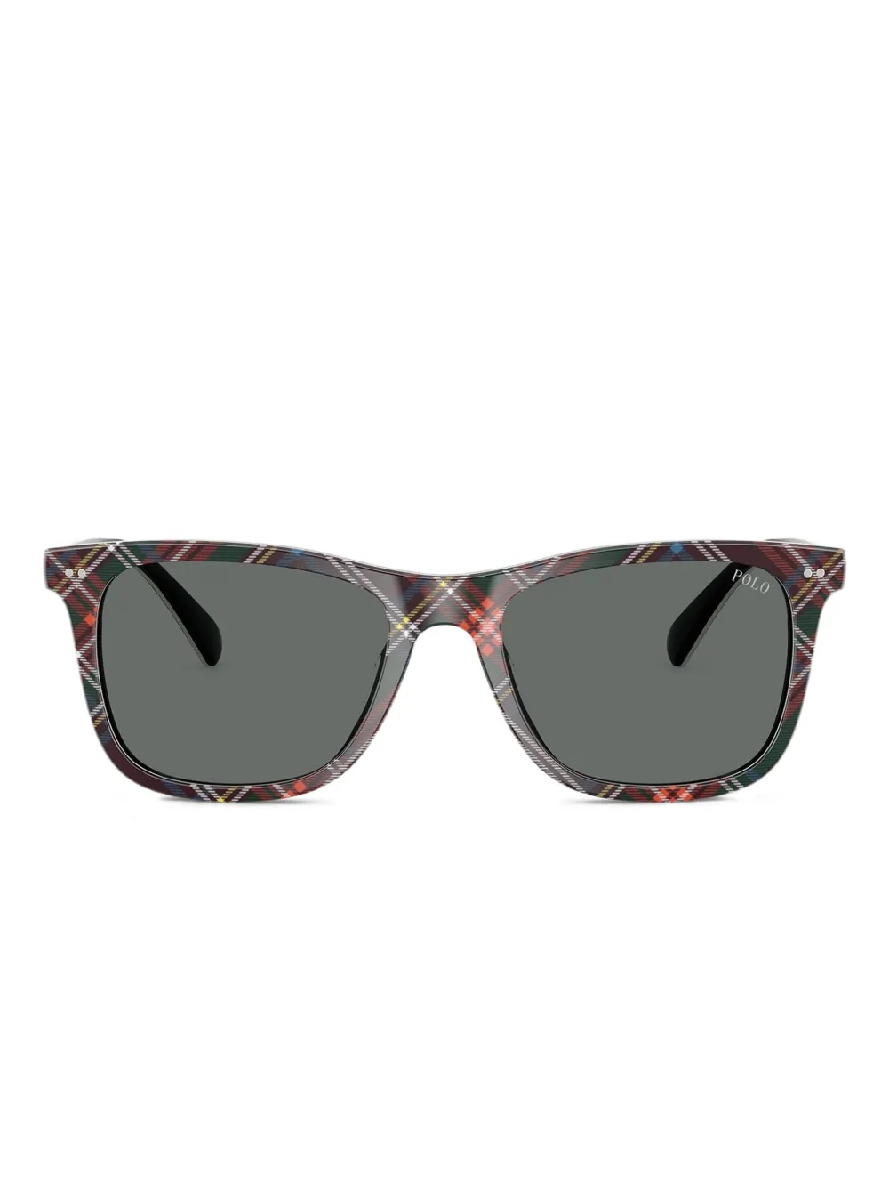 POLO RALPH LAUREN EYEWEAR Occhiali da sole Heritage squadrati - Rosso