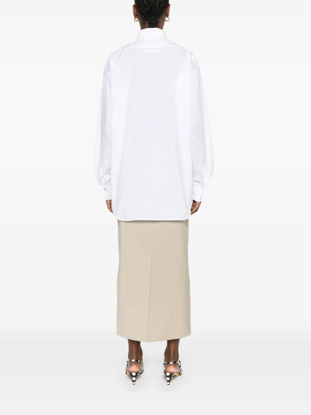Moschino Katoenen overhemd Wit