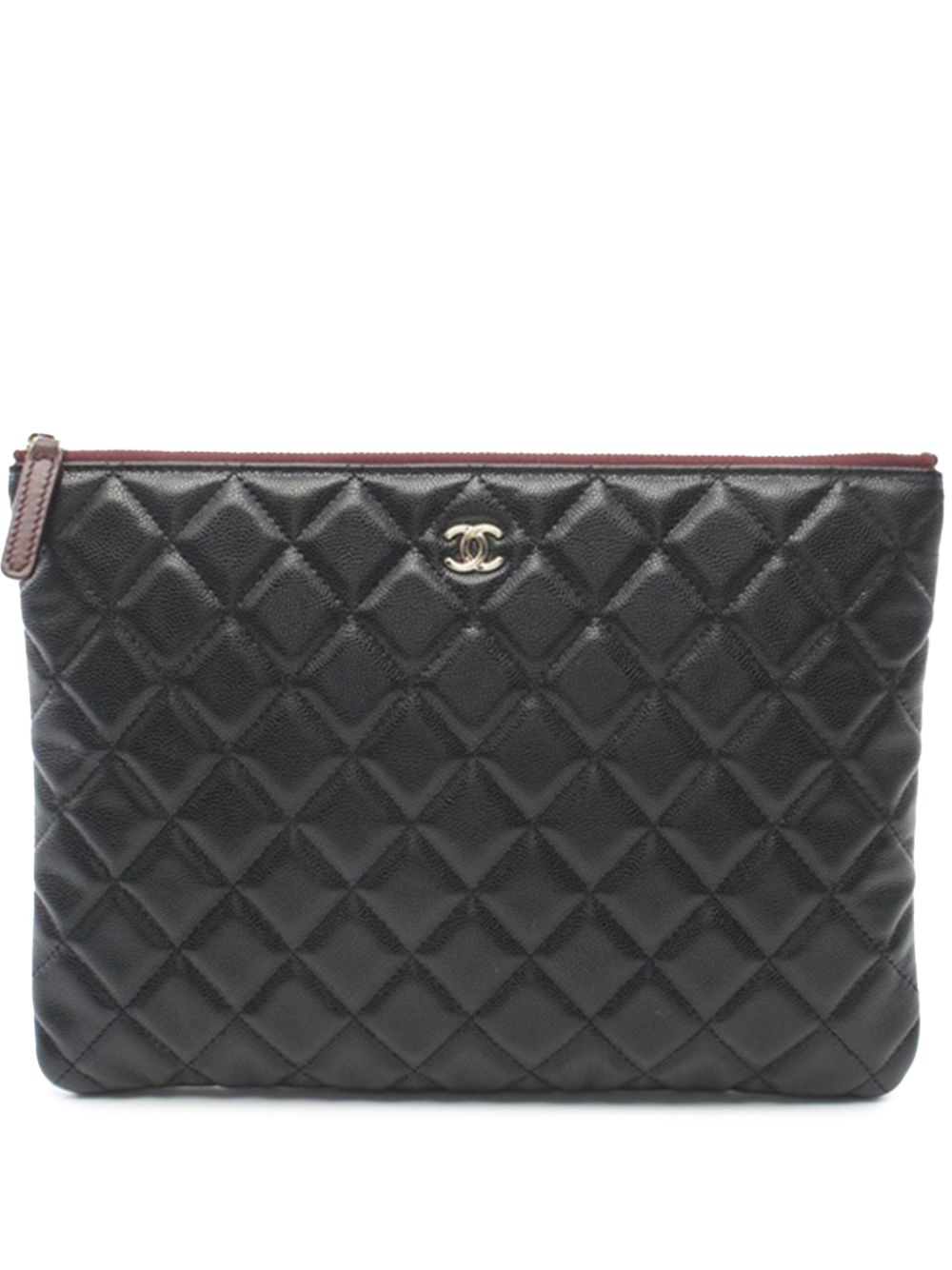 2019 Medium Quilted Caviar O Case clutch bag