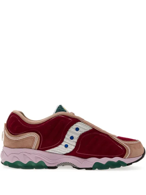 Saucony tenis Matrix "Burgundy/Tan/Multicolour" de SAUCONY x Jae Tips