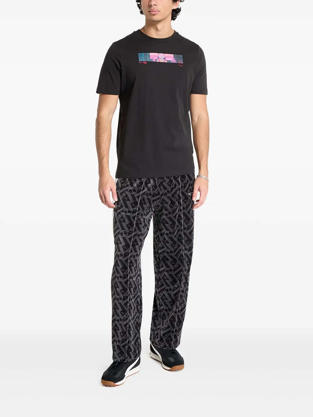 PUMA Katoenen T-shirt - Zwart