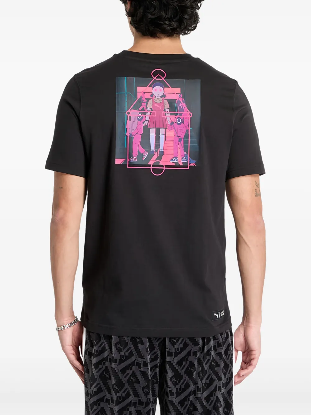 PUMA Katoenen T-shirt Zwart