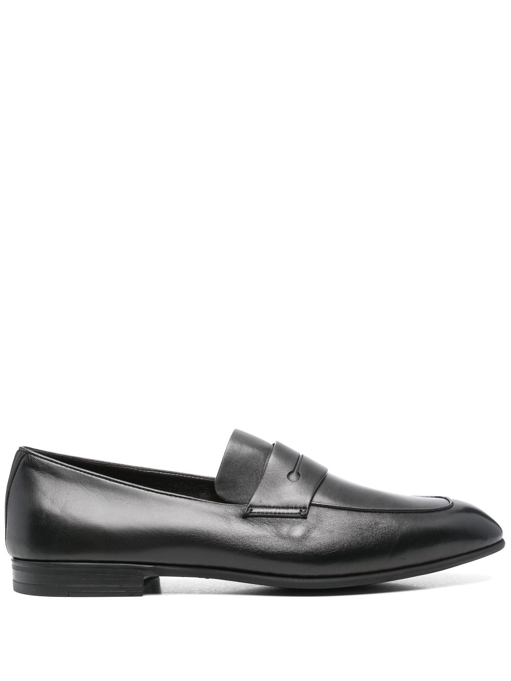 Zegna leather loafers - Black