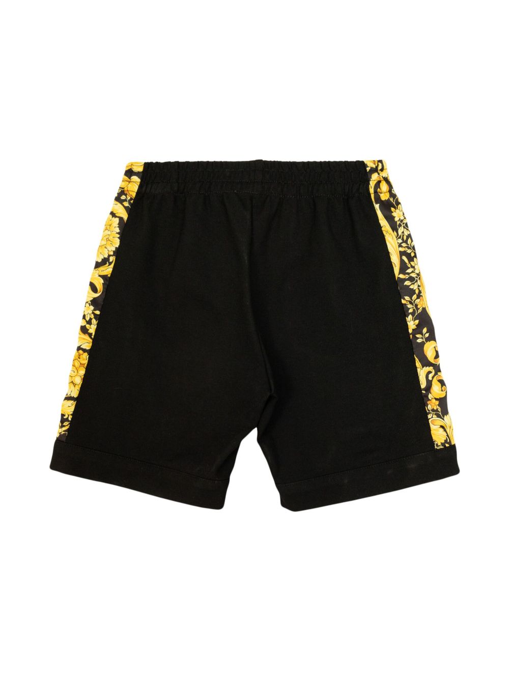 Versace Kids Barocco-print shorts - Zwart