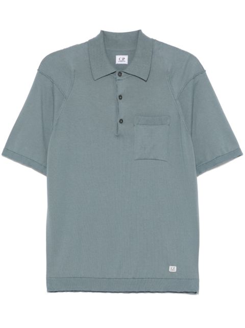 C.P. Company knitted polo shirt