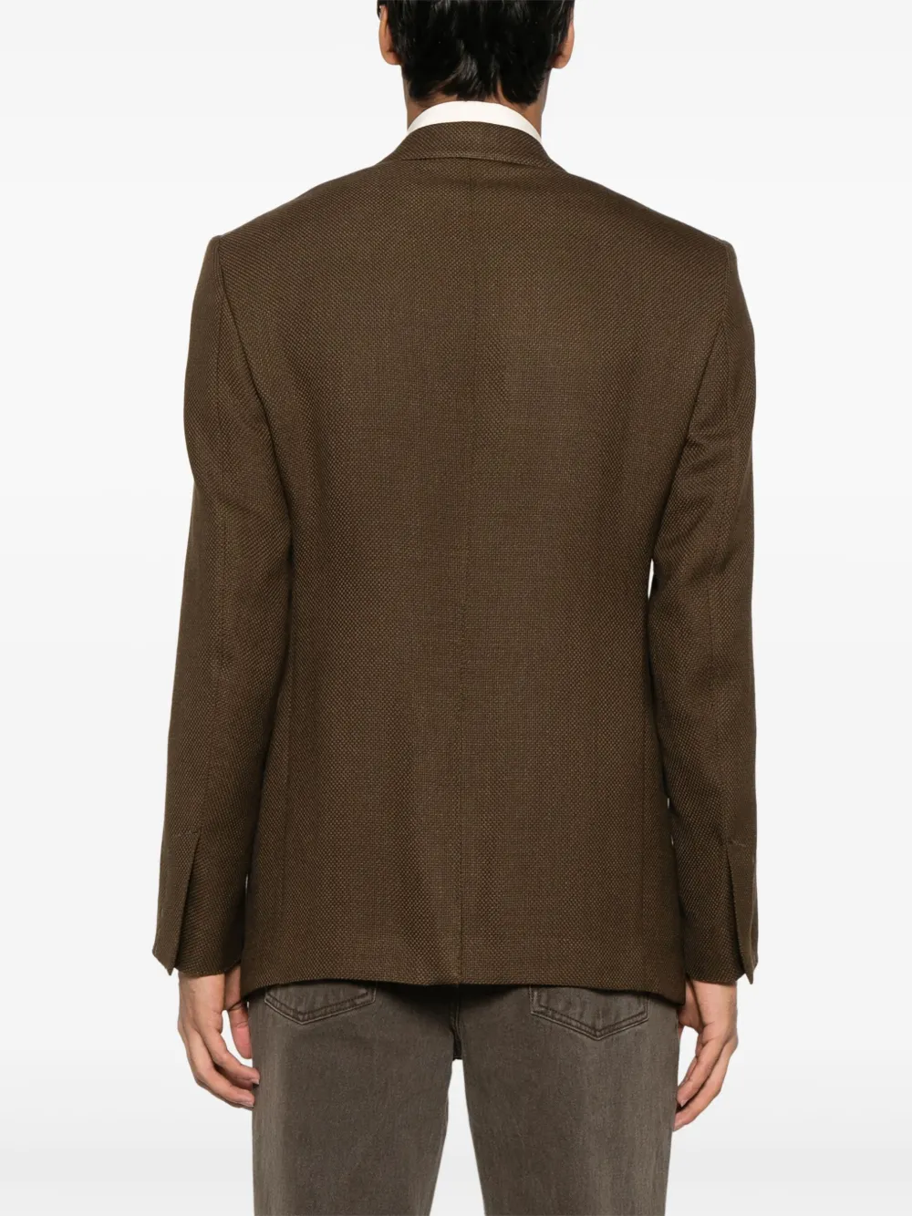 TOM FORD Geweven blazer Bruin
