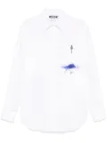 Moschino pen-print shirt - White