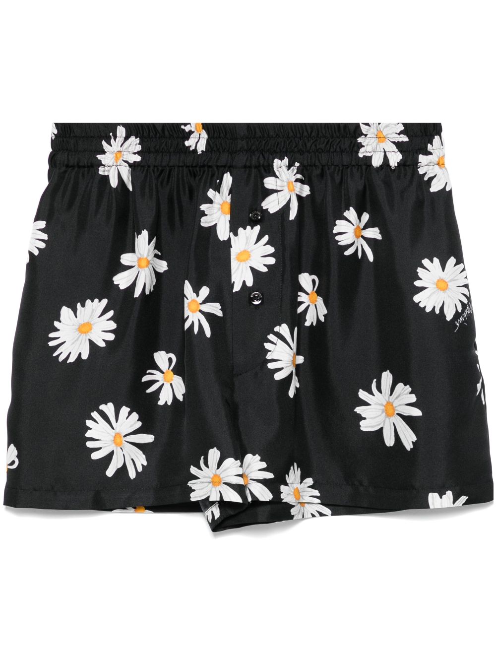 Moschino floral-print shorts - Black