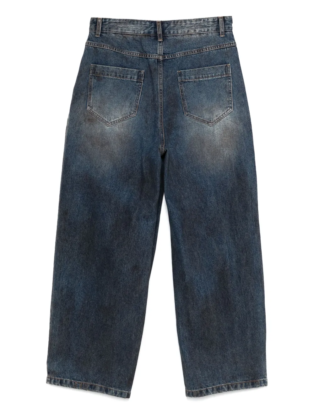 Juun.J Asymmetrische jeans - Blauw