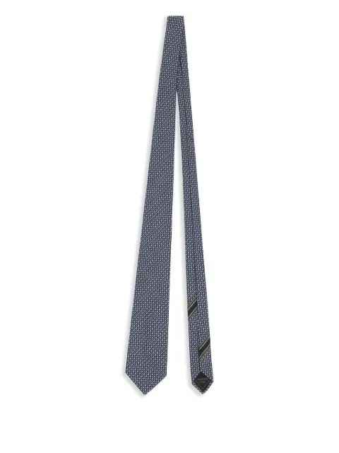 Brioni jacquard silk tie