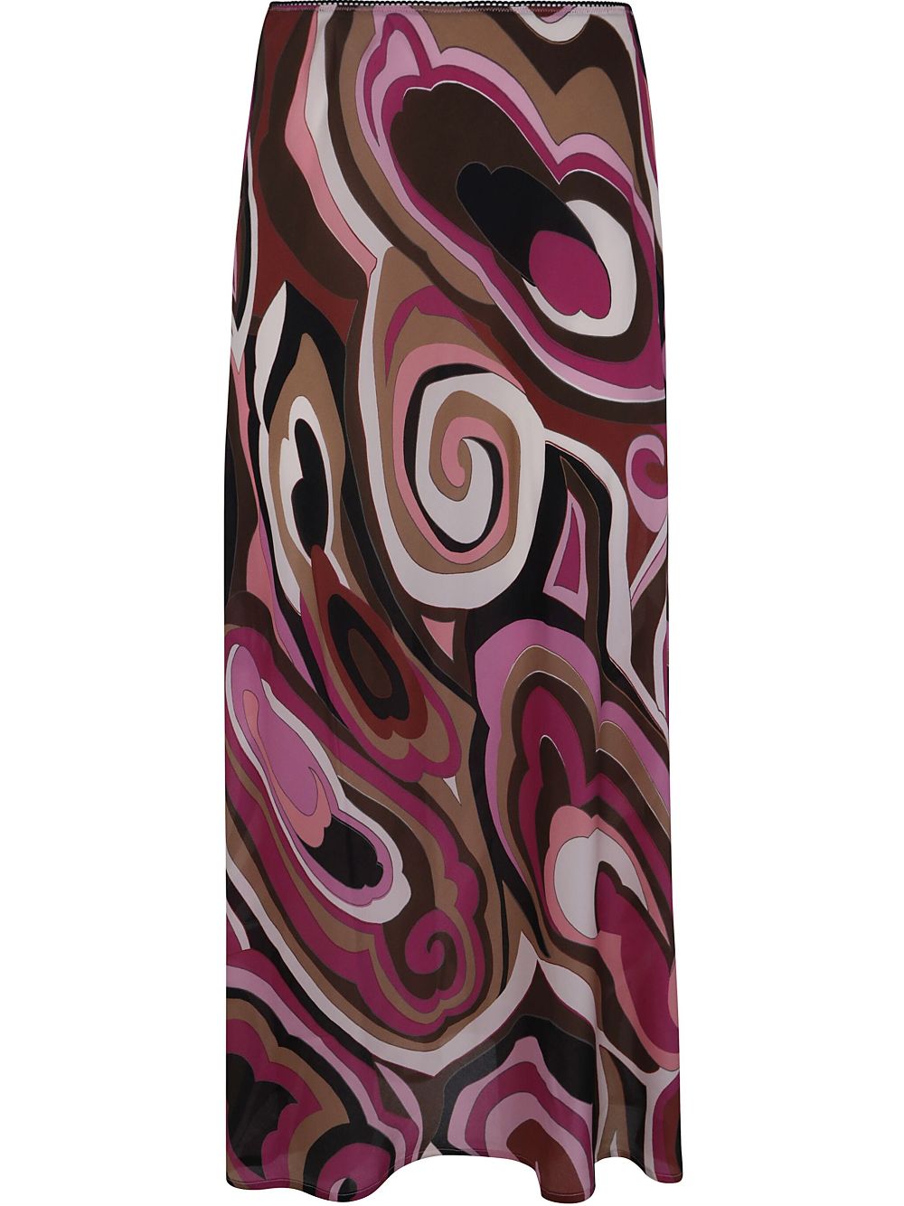 Rixo abstract-pattern print skirt - Pink