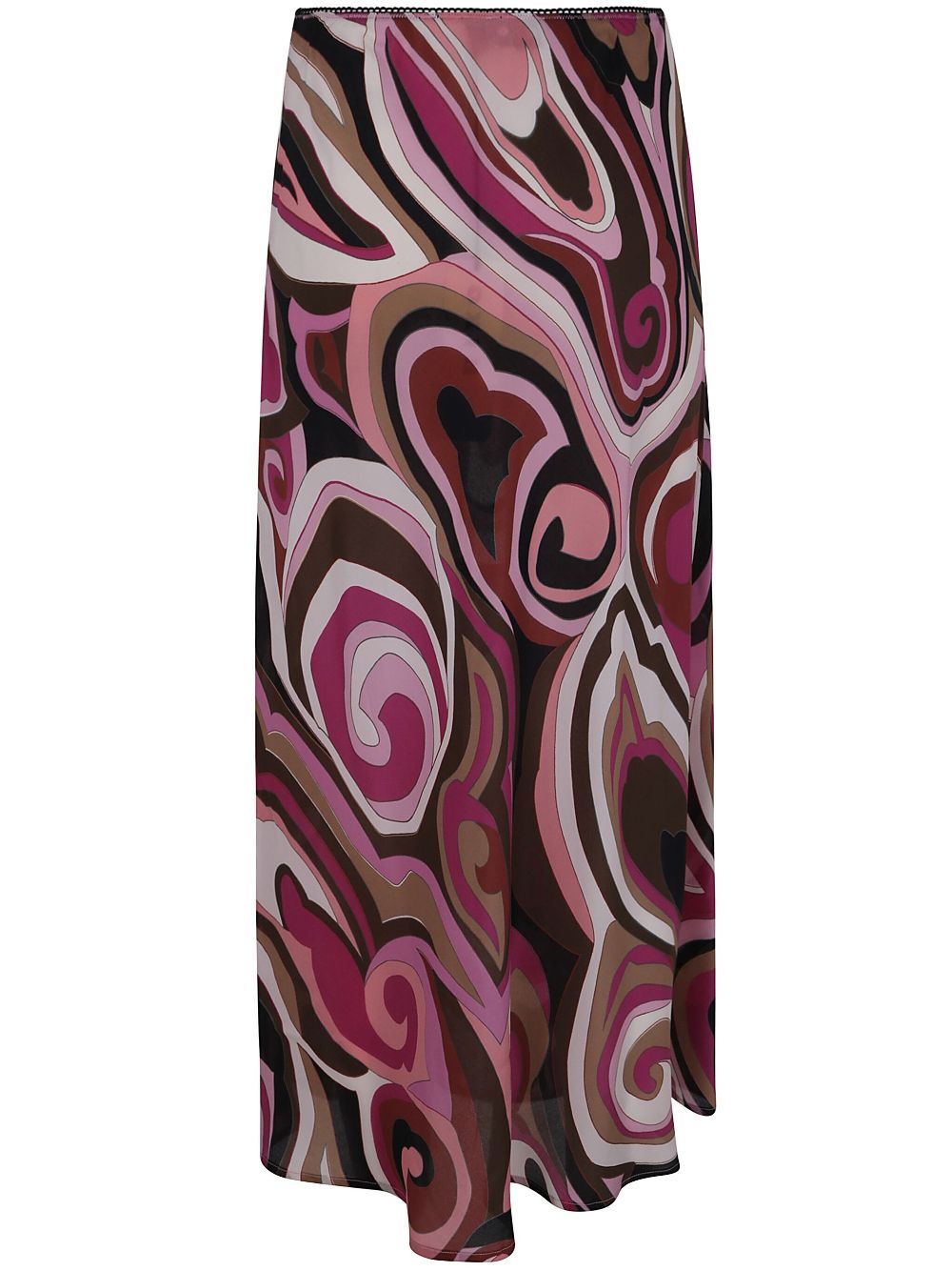 Rixo abstract-pattern print skirt - Pink